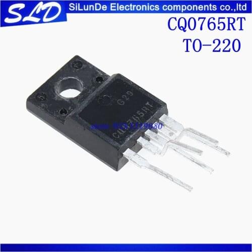 2pcs/lot CQ0765RT CQ0765 SWIT PWM GREEN OVP HV TO-220F-5L new and original