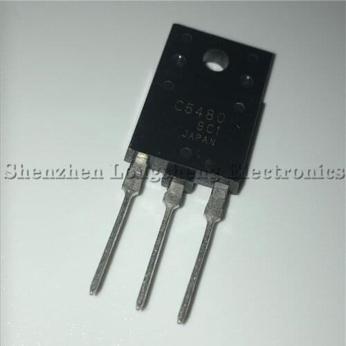 5PCS/LOT In stock 2SC5480 C5480 NPN Transistor TO-3PF 1500V 5A Quality Assurance