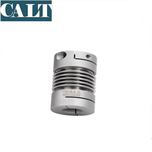 55mm Factory Supply Flexible Metal Bellow Coupling Motor Encoder Shaft Coupler Bore 10 11 12 14 15 16 18 20 22 24 25mm GRC-55x72