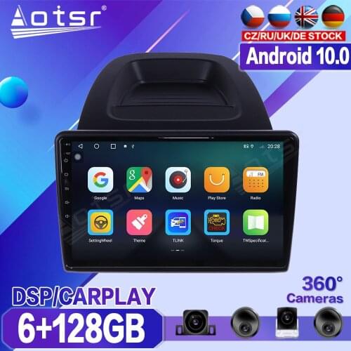 6+128GB For Ford Ecosport 2018 2019 2020 Car Multimedia Player Recorder Stereo Android Radio GPS Auto Audio Navigation Head Unit
