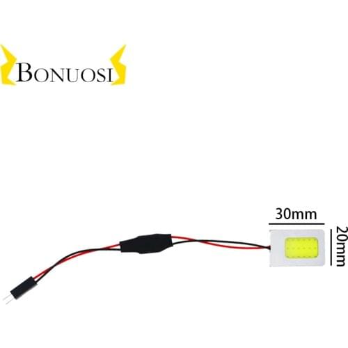 White T10 W5w Auto Interior Reading Lamp Bulb Light Dome Festoon Vehicle Cob aluminium 18SMD 24SMD 36SMD 48SMD Car Led Panel