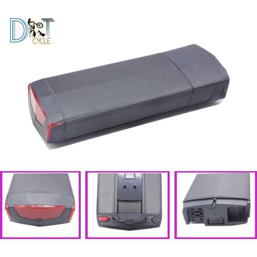 Free shipping Luggage carrier battery RB-3 rear rack 52V 48V 36V1000W 500W 250W Li-ion battery pack for city bike with charger