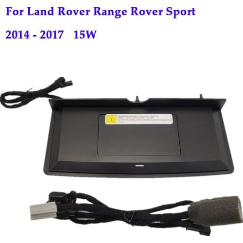 Wireless Charger for Land Rover Range Rover Sport 2014 2015 2016 2017 car 15W QI fast Charging plate iPhone11 Accessories 1Set