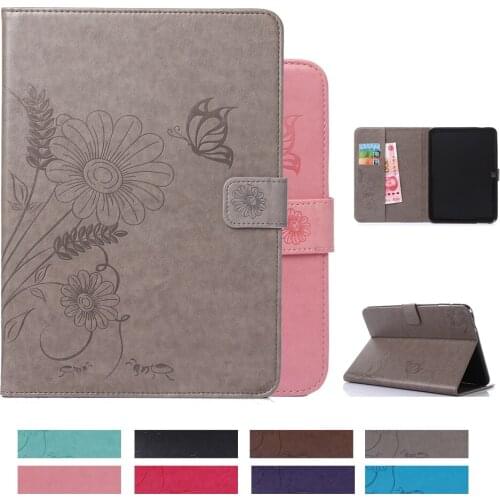 For Samsung Galaxy Tab T530 T531 T535 Cover 3D Emboss Ants High Quality Leather Flip wallet Shell 4 10.1" stand let Case