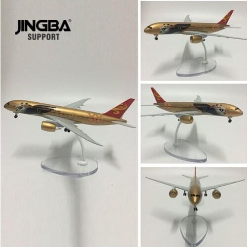 JASON TUTU Drop shipping 16cm Hainan Airlines Boeing 787 Airplane Model Plane Model Aircraft Diecast Metal 1/400 Scale Planes