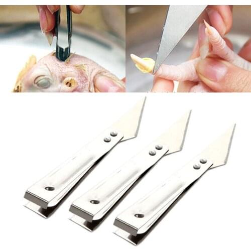 Stainless Steel Craft Tool Fish Bone Hair Remover Pincer Puller Tweezer Pick-Up