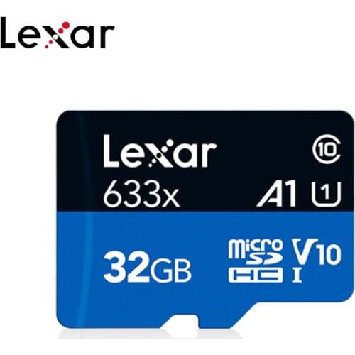 Original Lexar 633x Micro SD Card 32GB 64GB 128GB 256GB 512GB V30 U3 Class10 High Speed TF Flash Card Memory Card