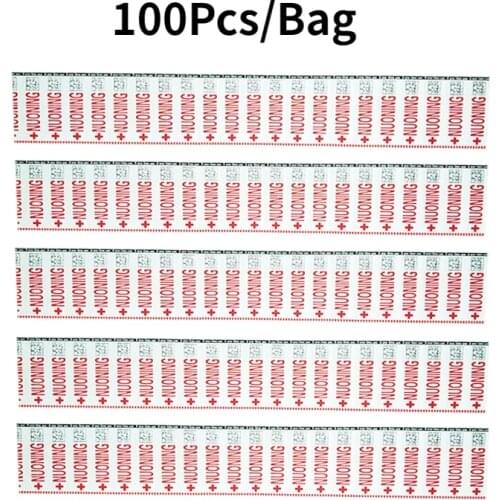 100pcs Breathable Waterproof First Aid Bandage Band Aid Hemostasis Adhesive Wound Dressings Paste Medical Gauze Plasters