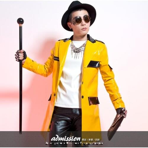 2017 Hot Fashion Motorcycle Leather Jacket Men Brand Fitted Leather Bomber Jacket Men Nightclub Costume Actor Mens Biker Jacket