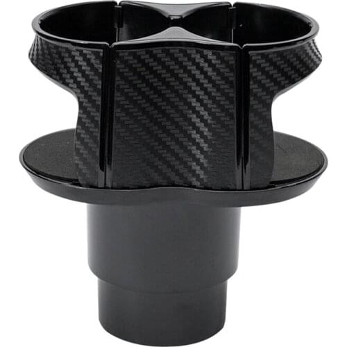 NEW-Car Center Console Dual Cup Holder Expander, 2 In 1 Multifunctional 2 Cup Mount Extender, Unique Design Soft Drink Can Bottl