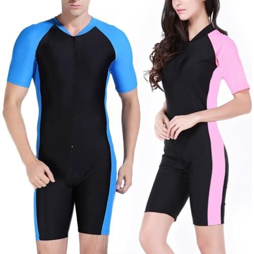 New Lycra Wetsuit Stinger Suits Diving Skin Men Or Women One-piece Short Sleeve Jump Suit Swimsuit Swimwear Beach Clothes