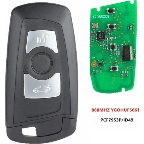CN006037 Aftermarket For BMW F Chass 5 7 Series CAS4 CAS4+ 3 Buttons 868MHz Key HUF5661