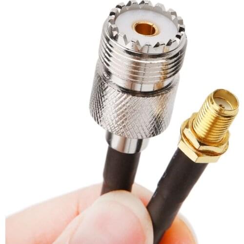 SMA Female To UHF SO239 PL259 Female RG58 Pigtail Cable RF Coaxial Assembly Cables wholesale