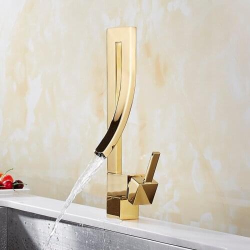 Bathroom Basin Faucet Total Brass Lavatory Sink Mixer Tap Hot Cold Toilet Basin Faucet Golden Bathroom Crane Torneira Banheiro