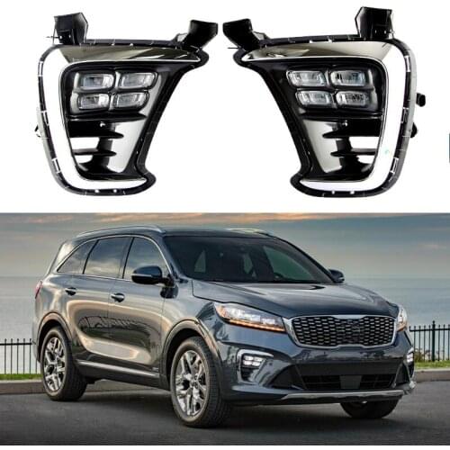 LED DRL Daytime Running Light Bumper Fog Lamp for Kia Sorento SX 2019 2020