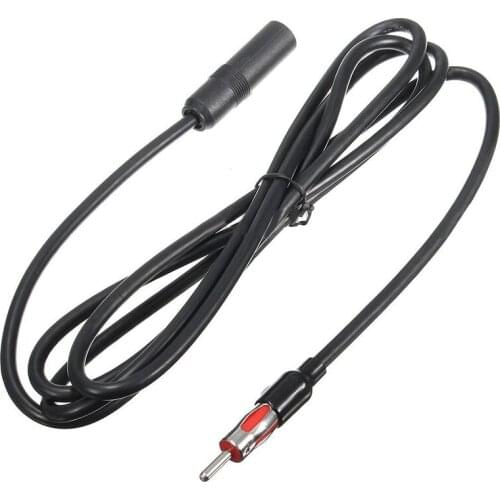 180cm Universal Car AM FM Antenna Adapter Cable Male To Female Radio AM/FM Antenna Adapter Extension Cabl
