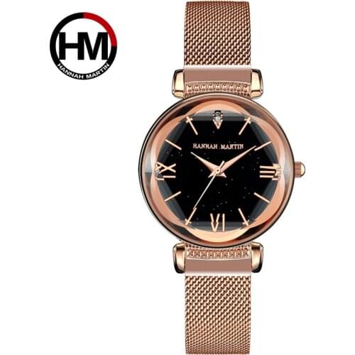 High Quality Net Red Creative Ladies Watch Mesh Quartz Women Watches Waterproof Wristwatch Luxury Colorful Creative Galaxy Watch