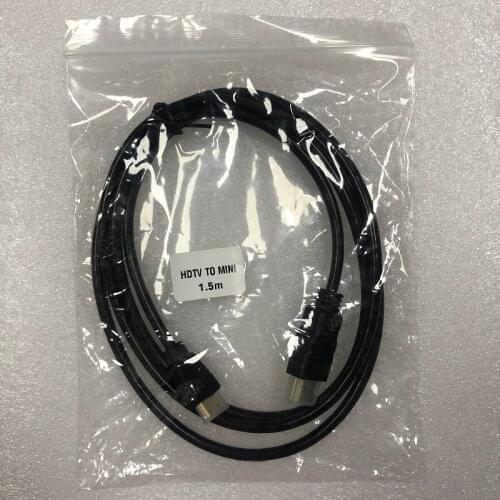 High speed mini HDMI to HDMI cable 1.5m male to male 4k 3d 1080p xbox ps3 to flat camera mp4 mini HDMI cable