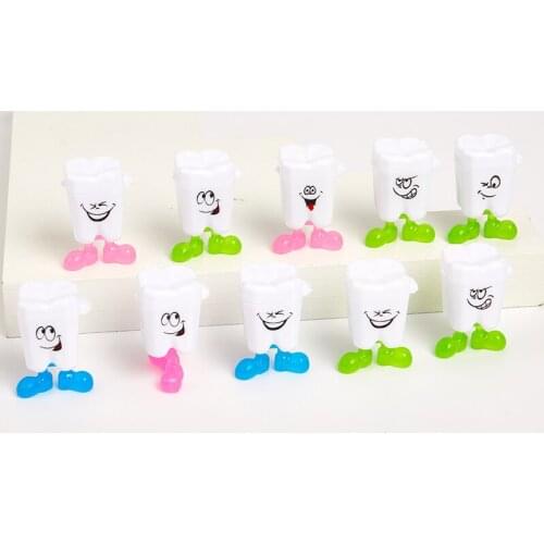 10pcs Milk Teeth Storage Case Rack Baby Deciduous Teeth Storage Box Baby Teeth Box Organizer Holder Teeth Shape