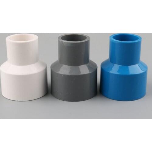 2pcs ibc Tank Adapter 40/50 to 20/25/32/40Mm PVC Pipe Straight Reducing Connectors Water Pipe Joint Garden Irrigation Fittings