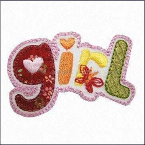 3", Emb.more 80%, Embroidered Patch in Multiple Colors, Clothing Emblem, MOQ50pcs,Accept customized and small Qty,free shipping