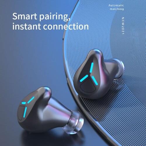 TWS Wireless Bluetooth Touch Earphone Headphones 9D Sound Earbud Gaming/Music Headset With Microphone For iPhone Xiaomi Samsung