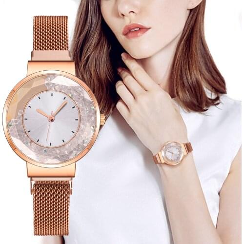 Luxury Rhinestone Women Watches Fashion Magnet Clasp Wristwatch for Ladies Clock Gift Reloj Mujer Zegarek Damski