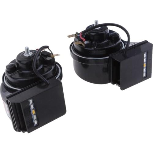 DC 12V Led Light Loud Speaker Waterproof Siren Horn For Motorcycle Car