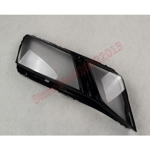 For Skoda Octavia Car Front Headlight Cover Lens Glass Transparent Lampshade Bright Head Light Caps Lamp Shell 2018-2020
