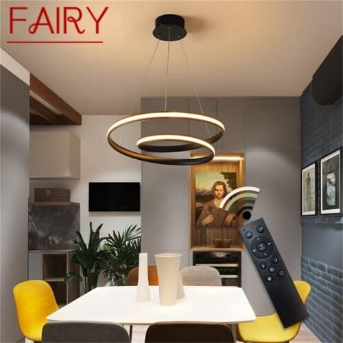 FAIRY Pendant Light Fixtures LED with Remote Control Dimmable Modern Home Decorative For Dining Room Restaurant