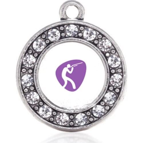Mens Womens shooting events charm for jewelry making