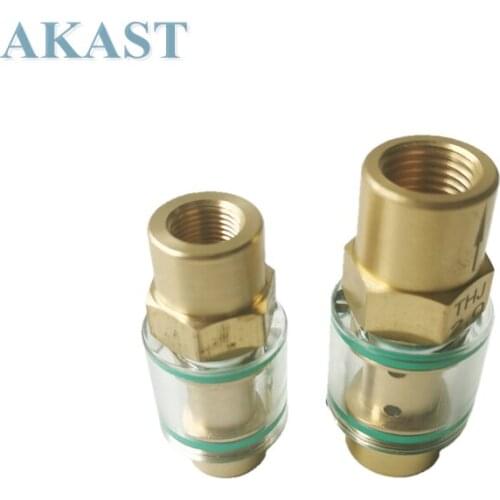 THF Oil Return Check Valve With Thread G1/8" or 1/4" For Screw Air Compressor