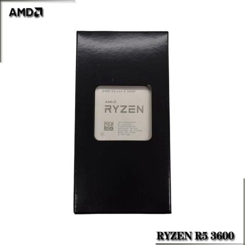 AMD Ryzen 5 3600 R5 3600 3.6 GHz Six-Core Twelve-Thread CPU Processor 7NM 65W L3=32M 100-000000031 Socket AM4