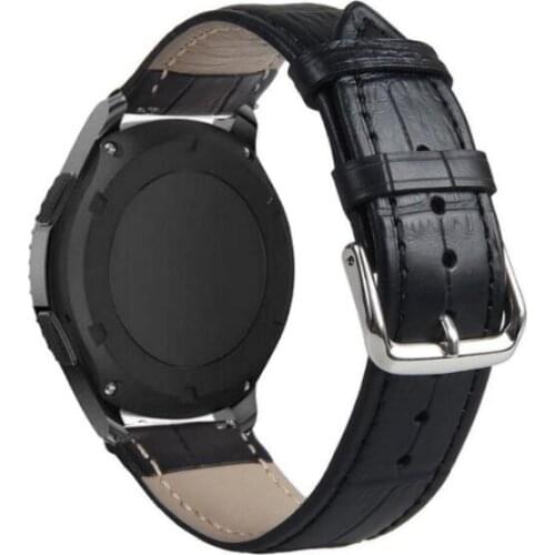 20mm 22mm Huawei Watch GT/2 Huami Amazfit Bip Leather Strap for Samsung Gear S2/S3 Galaxy Active 42/46mm Ticwatch Watchband