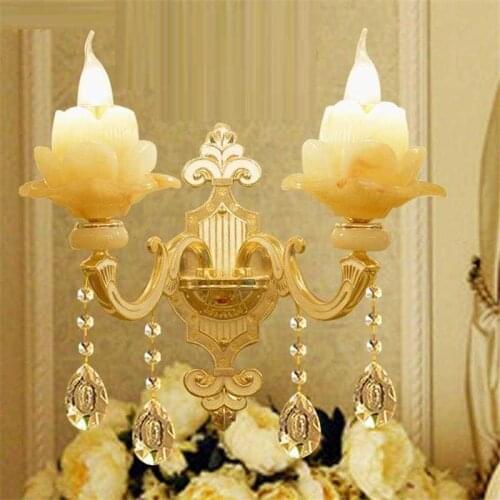 Maison Deco Mural Lampen Modern Lamp Applique Murale Aplique Luz Luminaire Crystal Lampara De Pared Interior Wall Bedroom Light