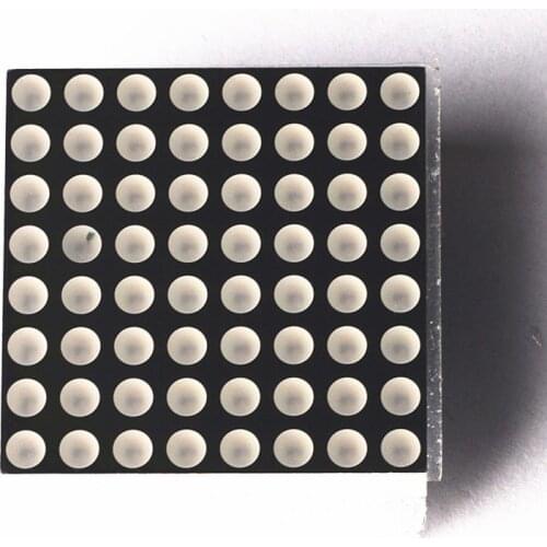 Glyduino 8*8 Dot Matrix 1.9mm 20*20MM Highlighted Red Common Anode 16 Pin LED Module for Arduino