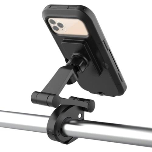 Universal Mobile Phone Holder for Motorcycle Handlebar Mounts Magnetic GPS Bracket Waterproof Phone Holder