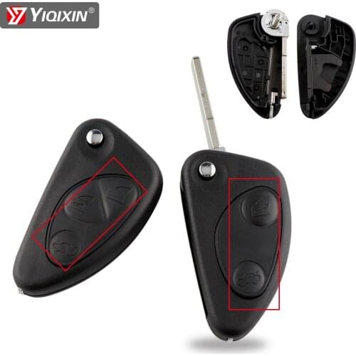 YIQIXIN 2/3 Button New Style High Quality Remote Car Key Shell For Alfa Romeo 147 156 166 GT Fob Replacement Flip Folding Case