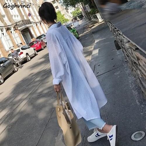 Blouse Women Long Sleeve Shirts Sunscreen All Match Womens Korean Fashion Clothing Harajuku Breathable Ladies Tops Casual Chic