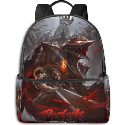 Berserk Womens backpack Storage Bag Cute Berserk backpack carrier Teen Girl Boy Large Capacity Rucksack