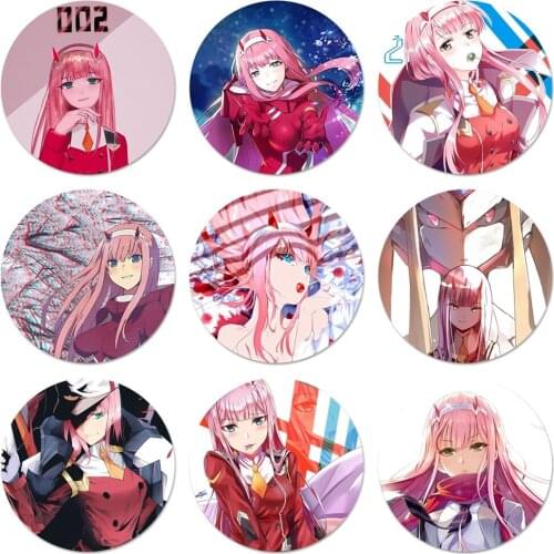Comics Darling in the Franxx Icons Pins Badge Decoration Brooches Metal Badges For Backpack Decoration