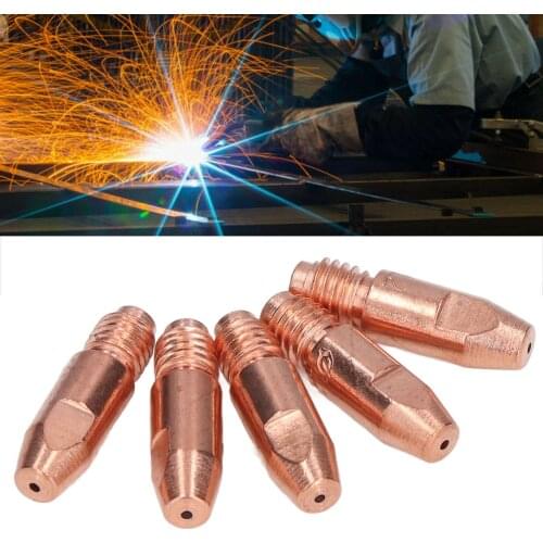 36KD MIG WeldingTorch Tips Consumables M8*30mm 0.8/1.0/1.2/1.4 mm Holder Torch Gun Nozzle MIG/MAG Co2/Gas Soldering Accessories