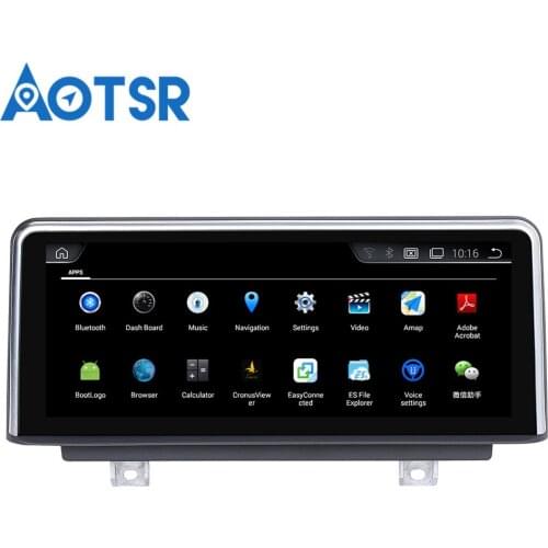 Aotsr Android 4.4 Car GPS Navigation NO DVD Player Headunit For BMW 1 Series F20/F21(2011-2016) 1 Din Radio Multimedia Stereo