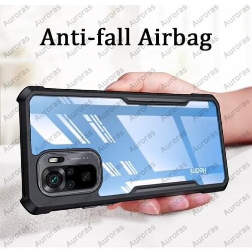 Auroras For Redmi Note 10 Pro Case Official Original Shockproof Airbag Clear with Soft Frame Cover For Redmi Note 10 Case
