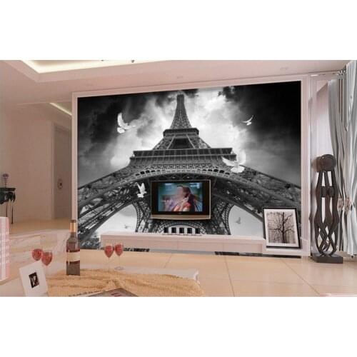 Photo any size Tower pigeons TV backdrop mural 3d wallpaper 3d wall papers for tv backdrop