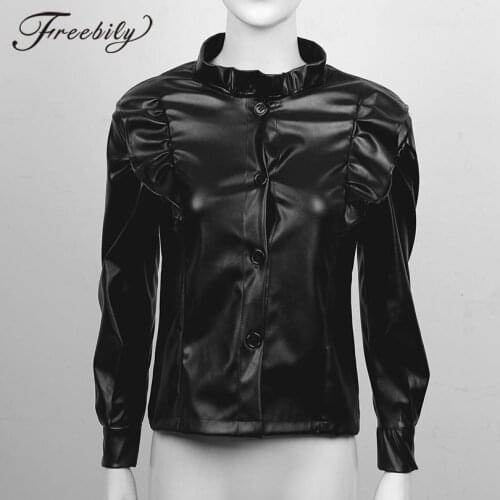 Freebily Women's Leather Jackets