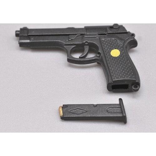 Hot Sales 1/6th Pistol Weapon Deadly Poisoner M92F With Movable Magazine For Usual Doll Soldier Collection