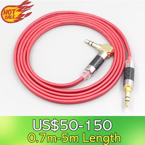 LN007658 Red 2.5mm 4.4mm XLR 99% Pure PCOCC Earphone Cable For Fostex T50RP Mk3 T40RP Mk2 T20RP Mk2 Dekoni Audio Blue