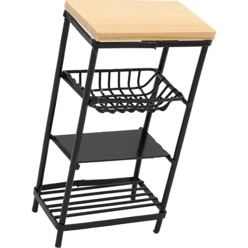 Doll House Miniature Kitchen Dollhouse Furniture Mini Dishes Rack 1:12 Scale