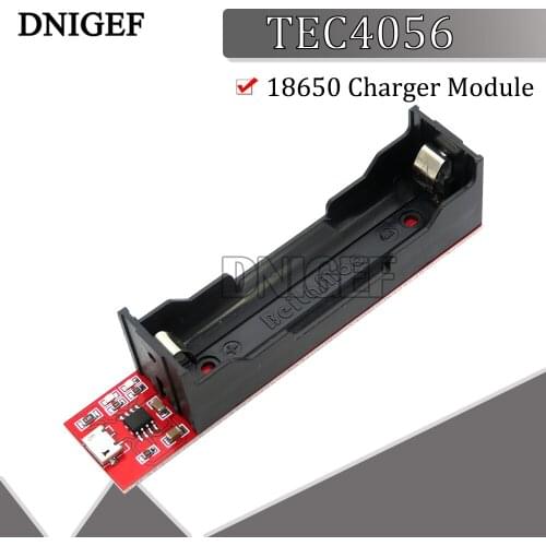 DNIGEF TEC4056 18650 Charger Module 4.2V Lithium Battery Charger for 18650 Lithium Battery Charger Non-protection Board Module